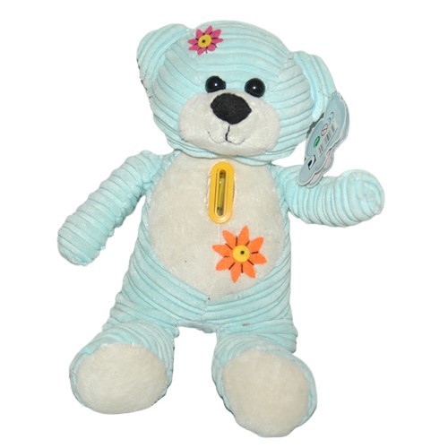 Igračka Pliš Kasica Medo, Tirkizno-Bijela