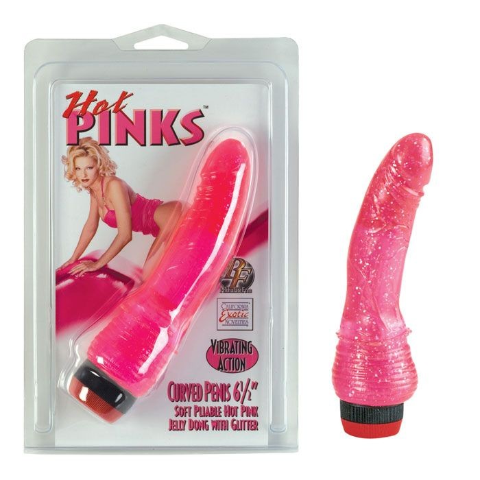 Vibrator Hot Curved, 16.5 cm, Rozi