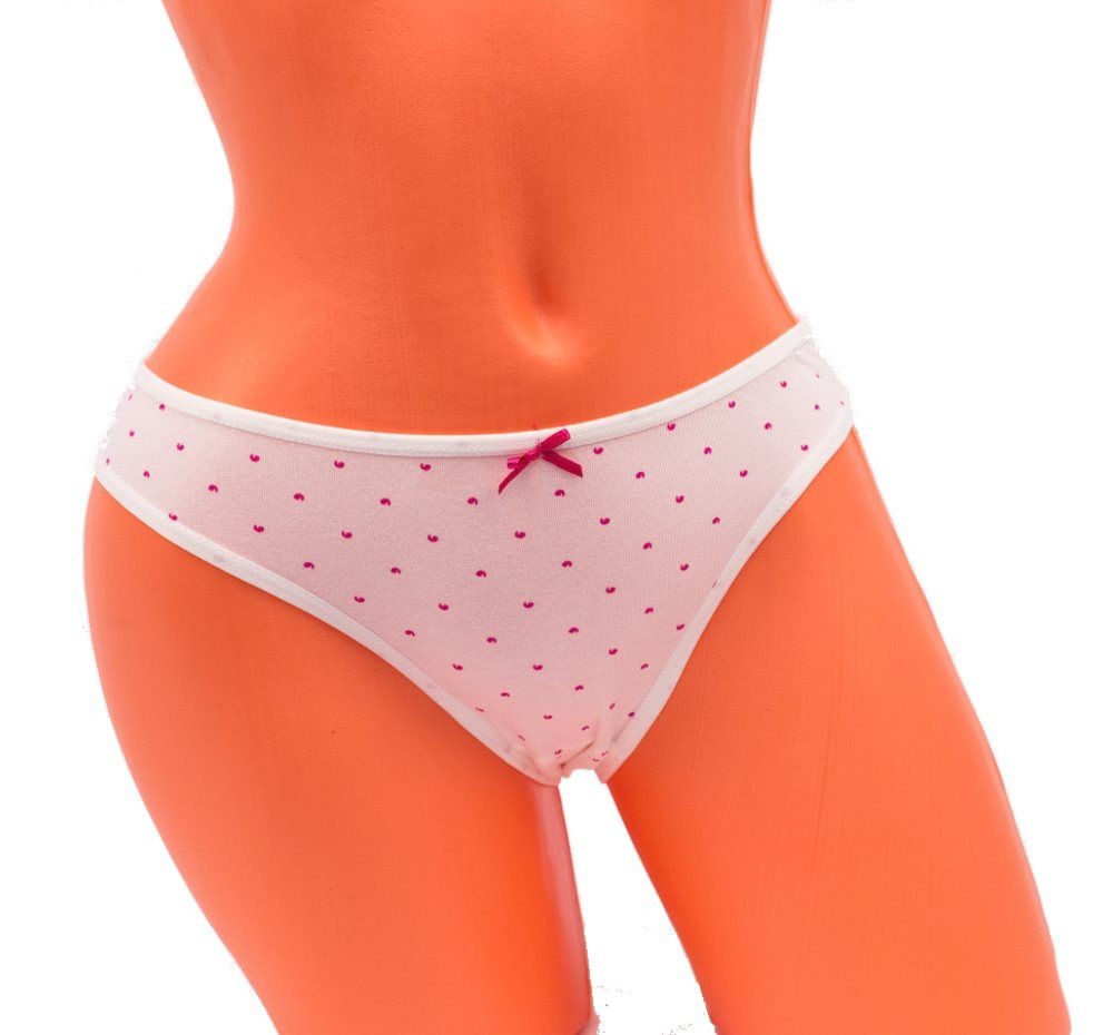 Ženske gaćice, Bijelo-crvene