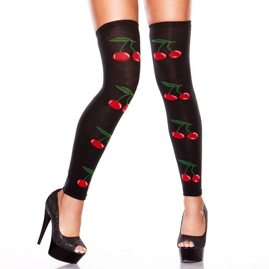 Hustler Ženske čarape Višnja, Crne