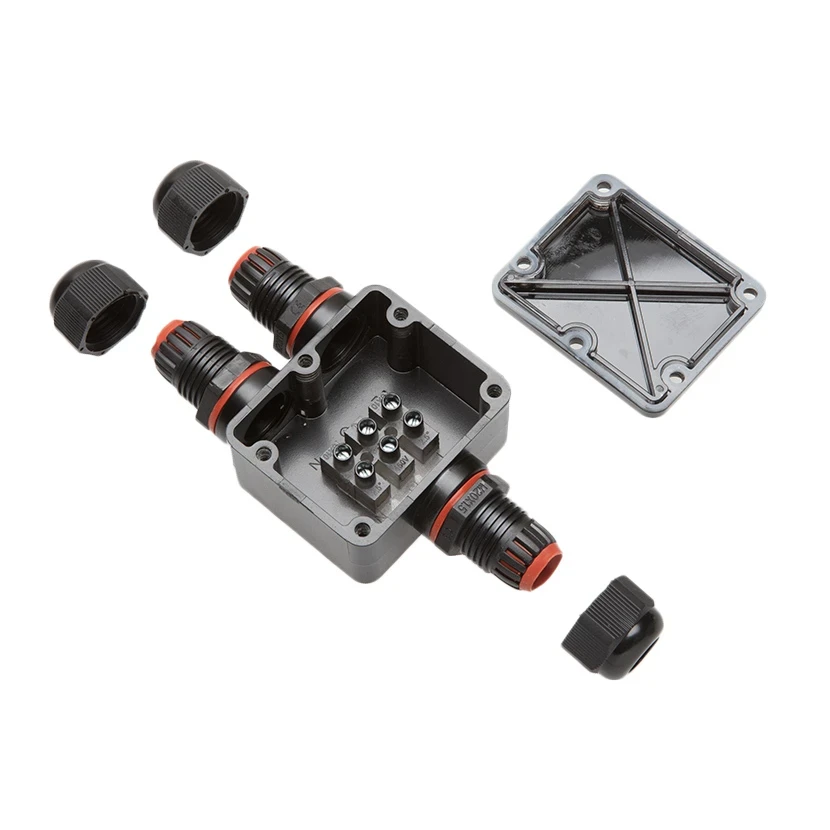 GTV konektor 1-2 IP68, crni