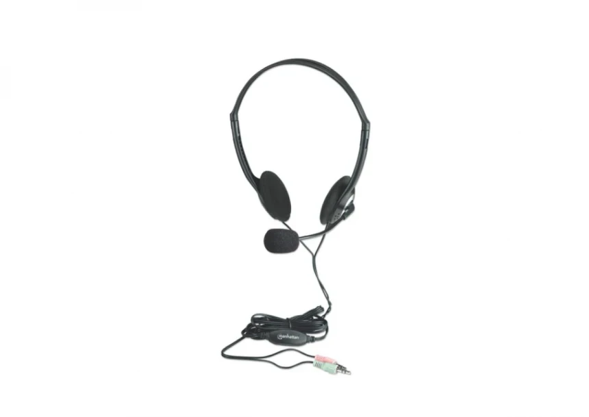 MANHATTAN Slušalice 164429, Slušalice, Žičane, Crne