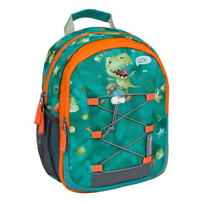 Belmil ruksak za vrtić za dječake Crtani dinosaurus 305-9, zeleni
