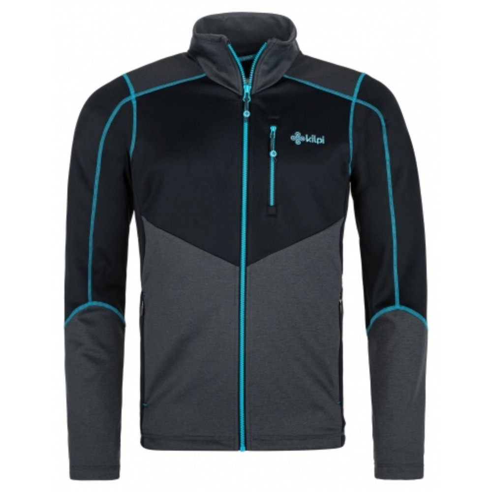 Kilpi Muški sportski duks Team Fleece-M, Tamnosivo-Svijetloplavi