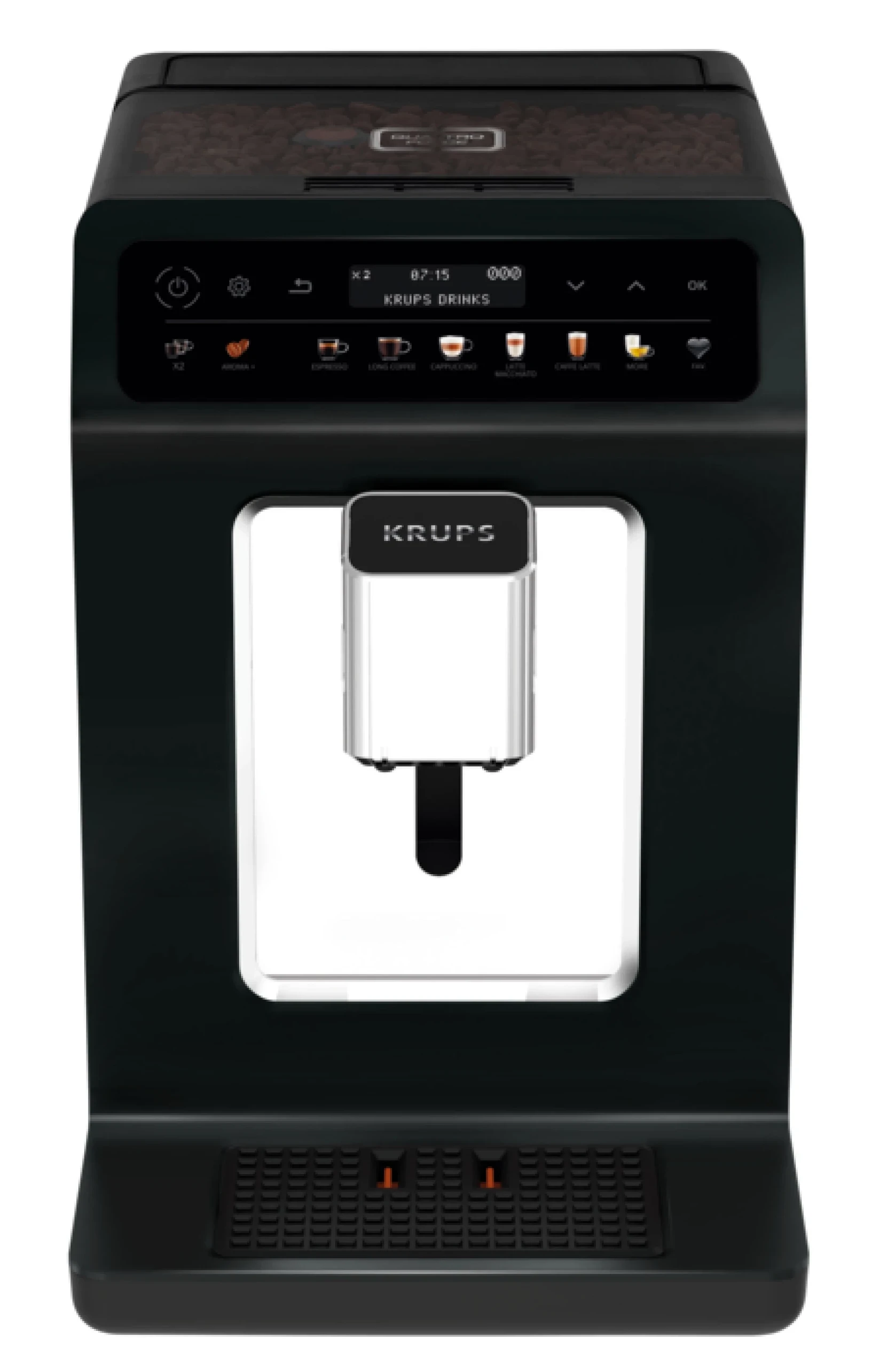 Krups Espreso aparat za kafu EA895831, Crni