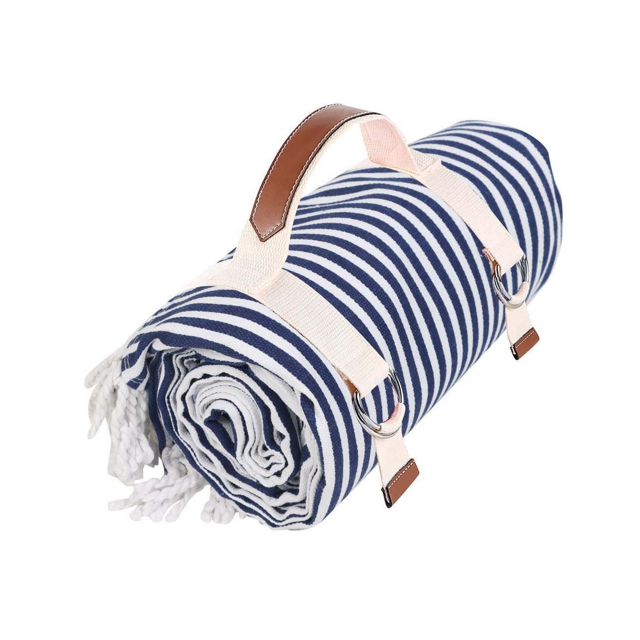 Denis Plažna prostirka, 180x145cm, Teget-bijela