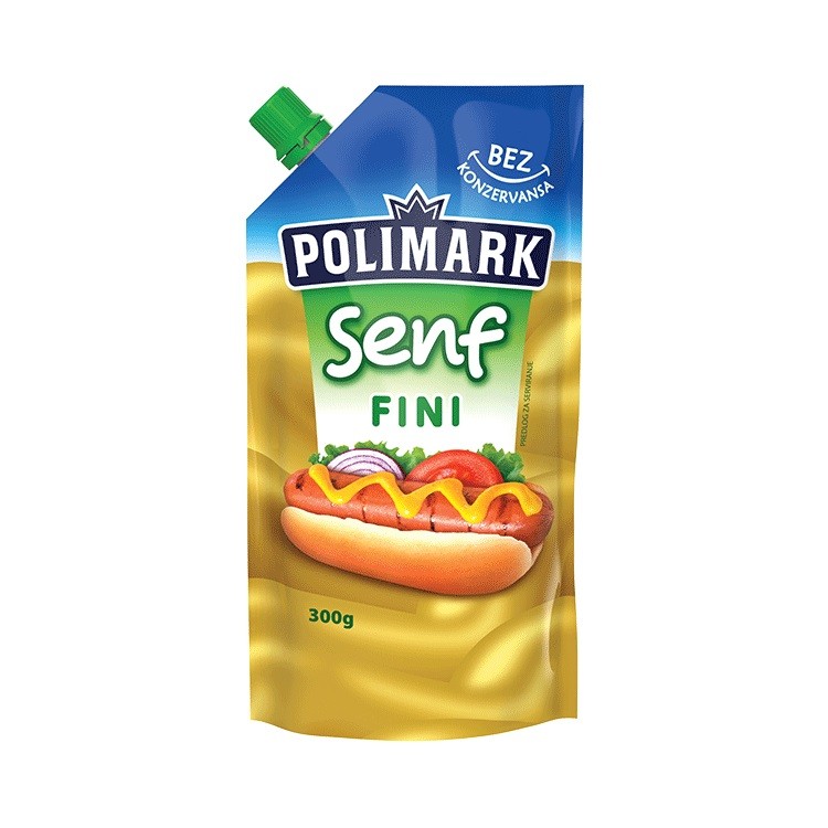 Polimark senf Doypack, 300g