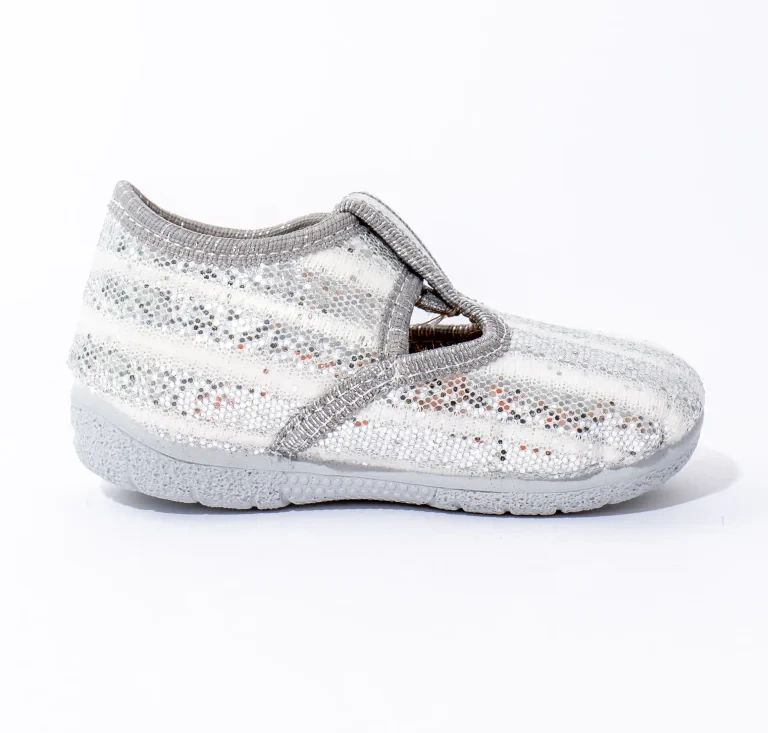 Obuća Vesna Patofne za za djevojčice, Srebrne