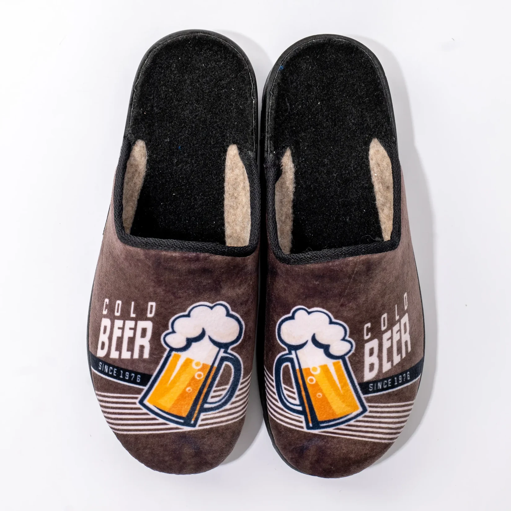 Obuća Vesna Muške sobne papuče Beer, Smeđe