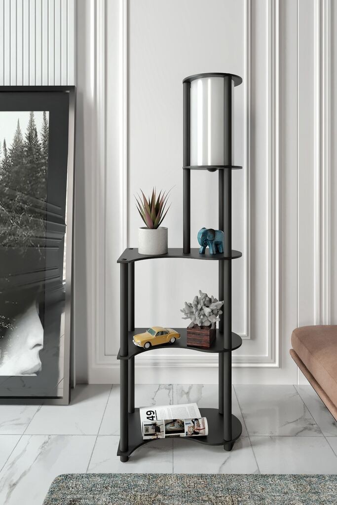 Opviq podna lampa KS-11118, 17x140 cm, IP20, crna