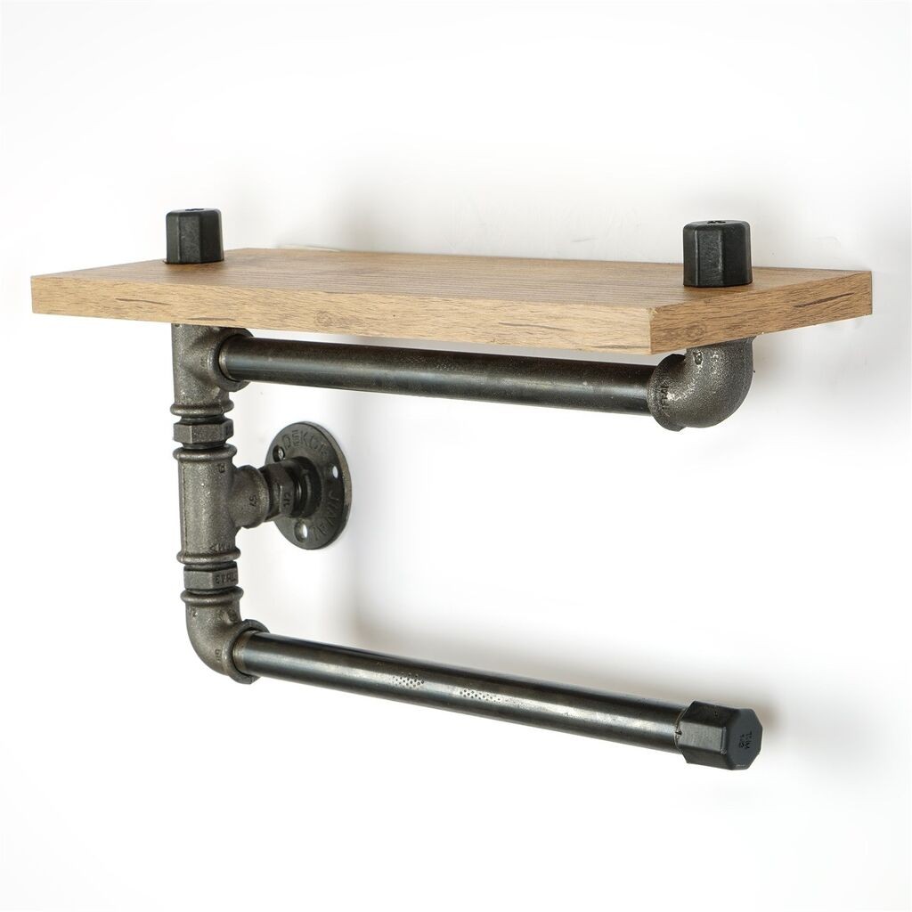 Hanah Home Zidna polica Boruraf258, 40x23x13 cm, Orah