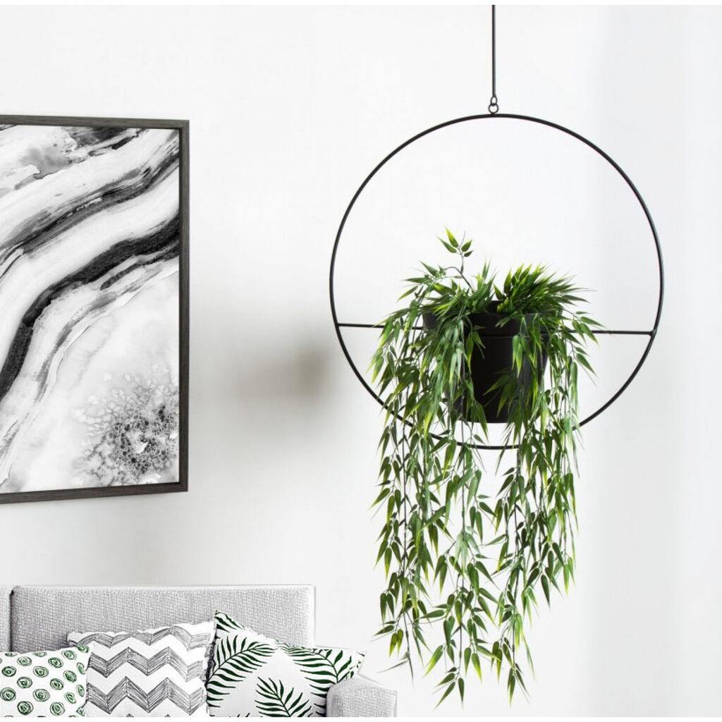 Aberto Design žardinjera SEH-4559, 25x25x25 cm, crna