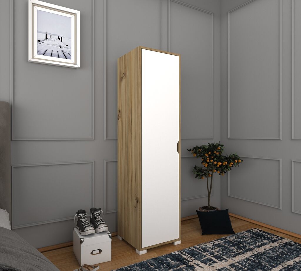 Hanah Home Ormar 40 cm 1600-014, 40x183x45 cm, Orah-bijela