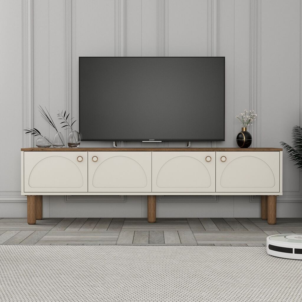 Hanah Home TV ormarić Bohem 851, 180x53x35 cm, Krem