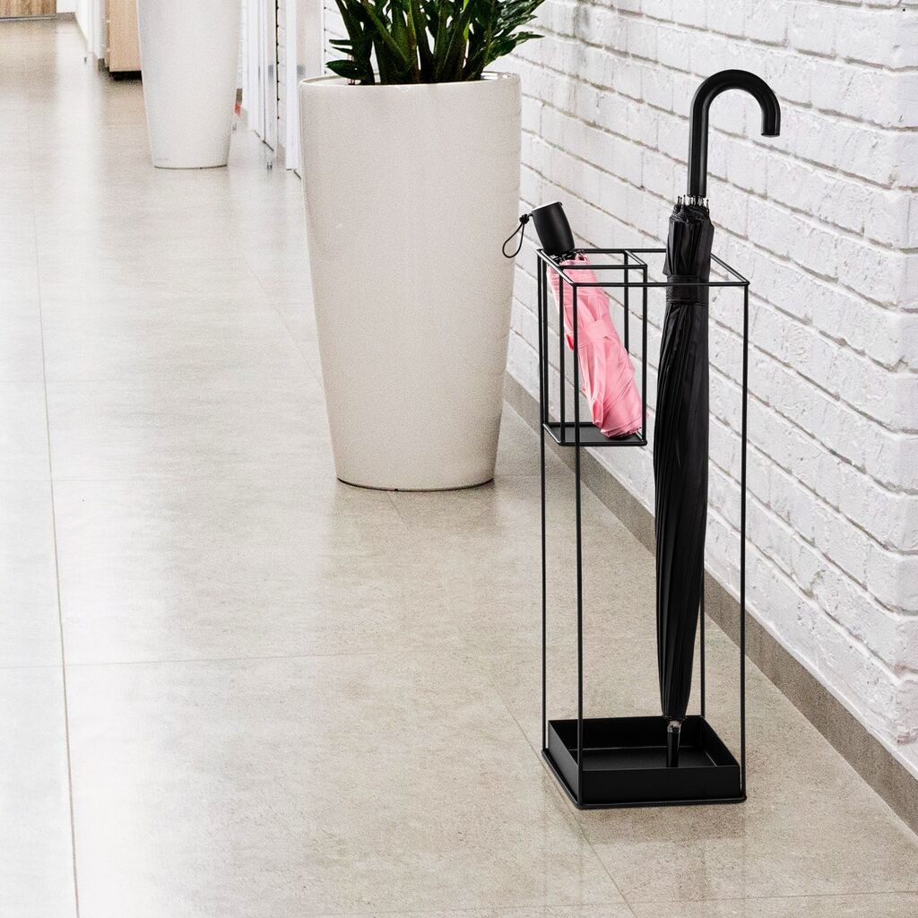 Aberto Design Stalak za kišobran Semsiye-A-008, 20x20x61 cm, Crna