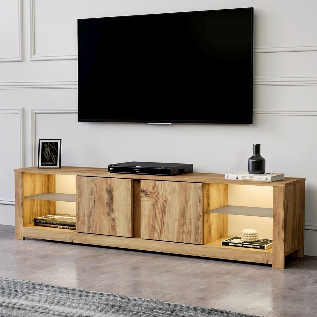 Hanah Home TV ormarić Aydos, 180x45x35 cm, Hrast