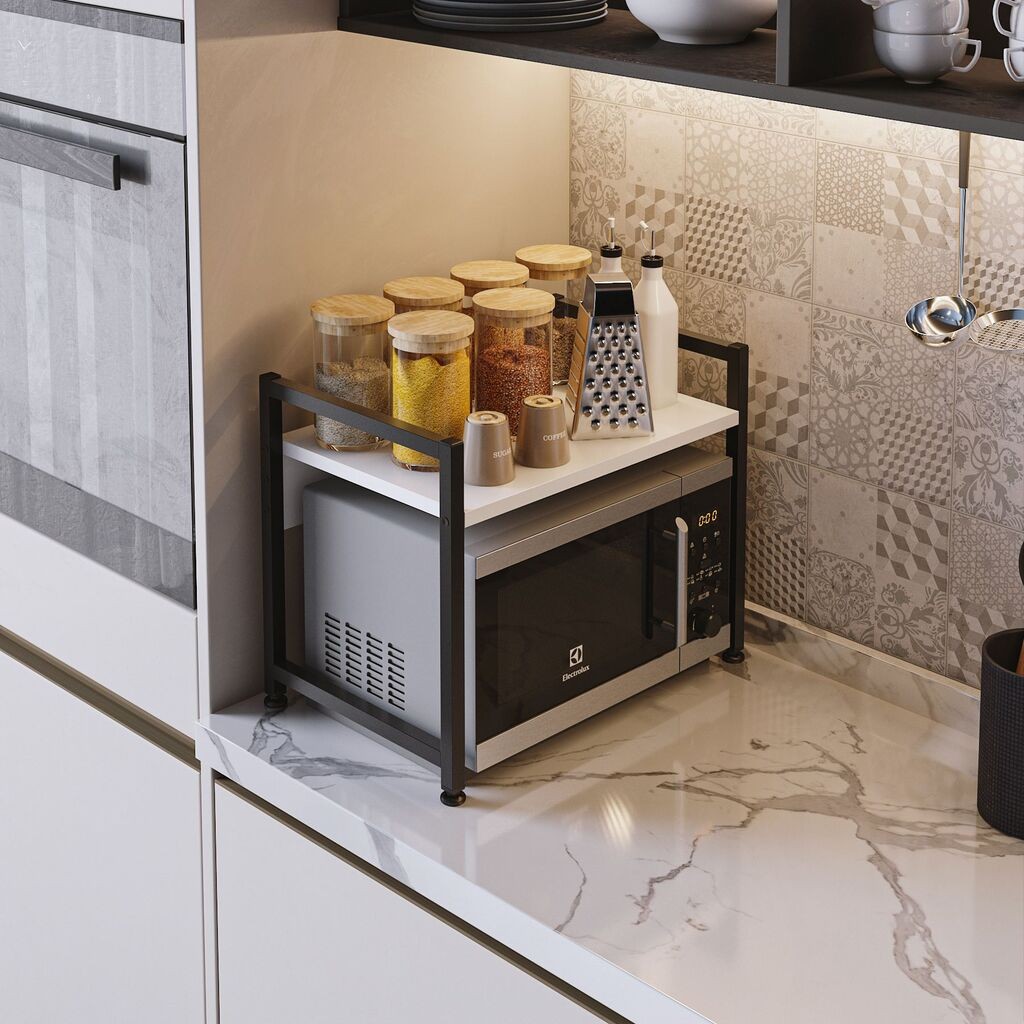 Hanah Home Kuhinjska polica Malta, 53x35x41 cm, Bijela