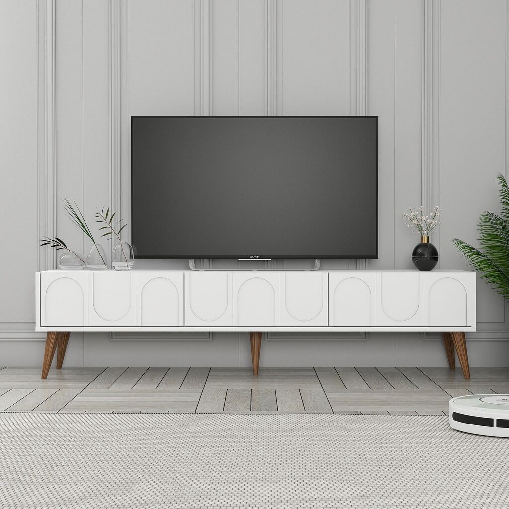 Hanah Home TV komoda Lyon 44, 180x44x35 cm, Bijela