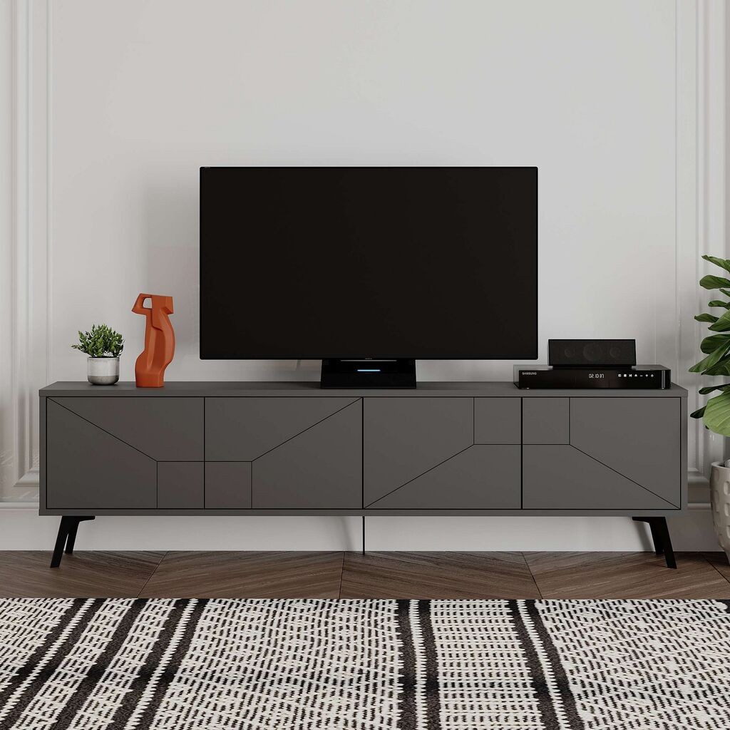 Hanah Home Dune TV komoda, 180 cm, antracit