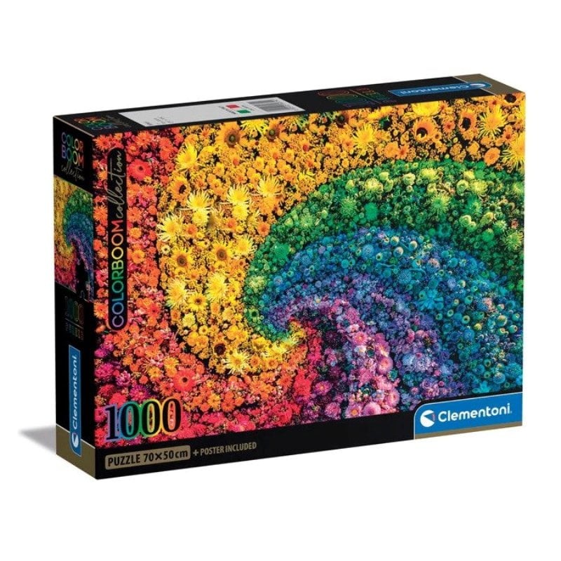 Clementoni Slagalica Whirl - Colorboom, 1000 dijelova