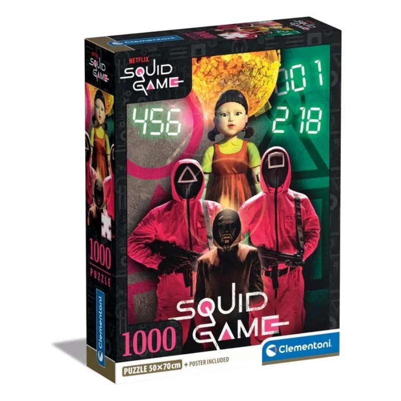 Clementoni Slagalica Squid Game, 1000 dijelova