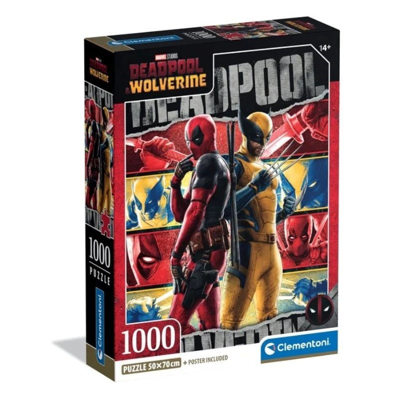 Clementoni Slagalica Marvel - Deadpool, 1000 dijelova