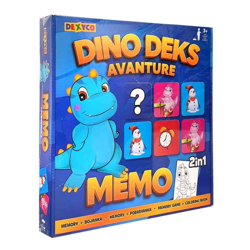 Igra memorije Dino Deks