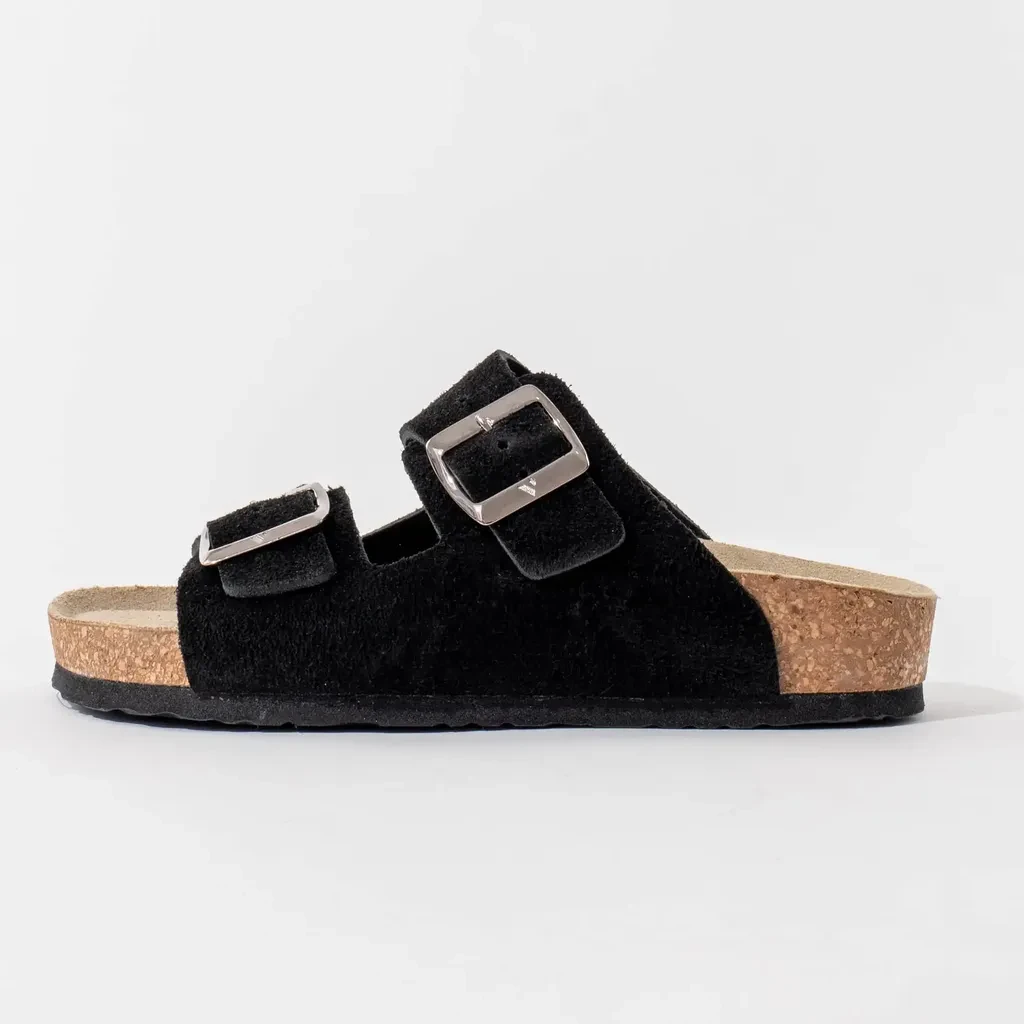 Obuća Vesna Ženske anatomske papuče Irina, Crne