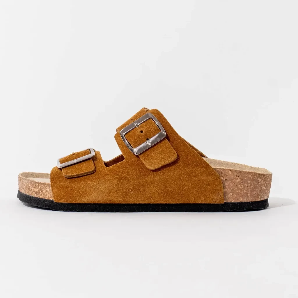 Obuća Vesna Ženske anatomske papuče Irina, Smeđe