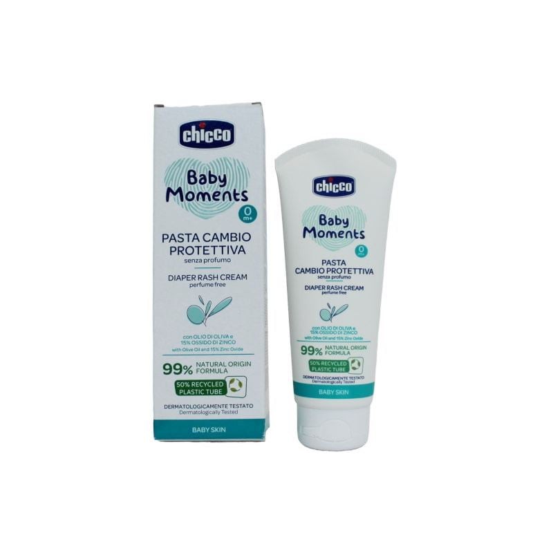 Chicco Krema protiv pelenskog osipa Baby Moments, 100 ml