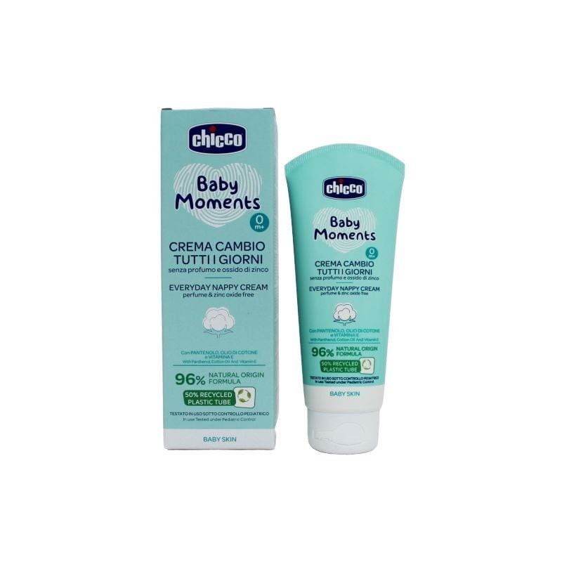 Chicco Krema za pelensko područje Baby Moments, 100 ml