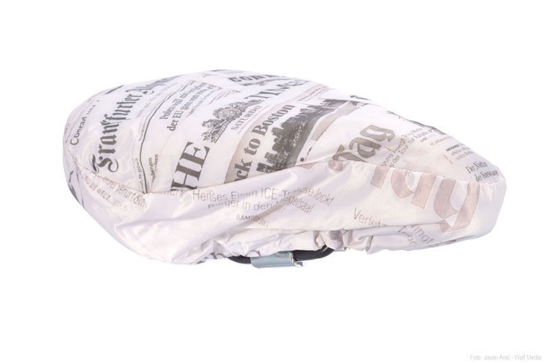 M-Wave Navlaka za sjedište za bicikl , Bijelo-crna