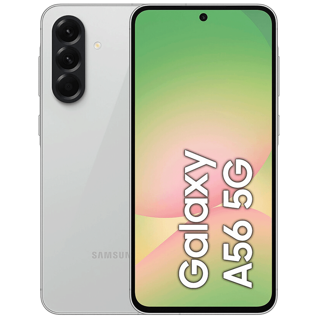 Samsung Pametni telefon 6.7", 5 G, Octa Core 2.9 GHz, RAM 8 GB, 50 Mpixel, Galaxy A56, Sivi