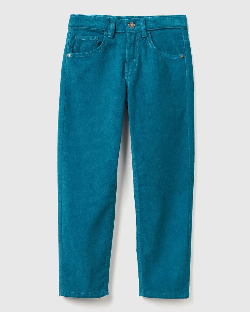 Benetton Pantalone za dječake 4AD5CE04EG-3C5-XL, Petrolej