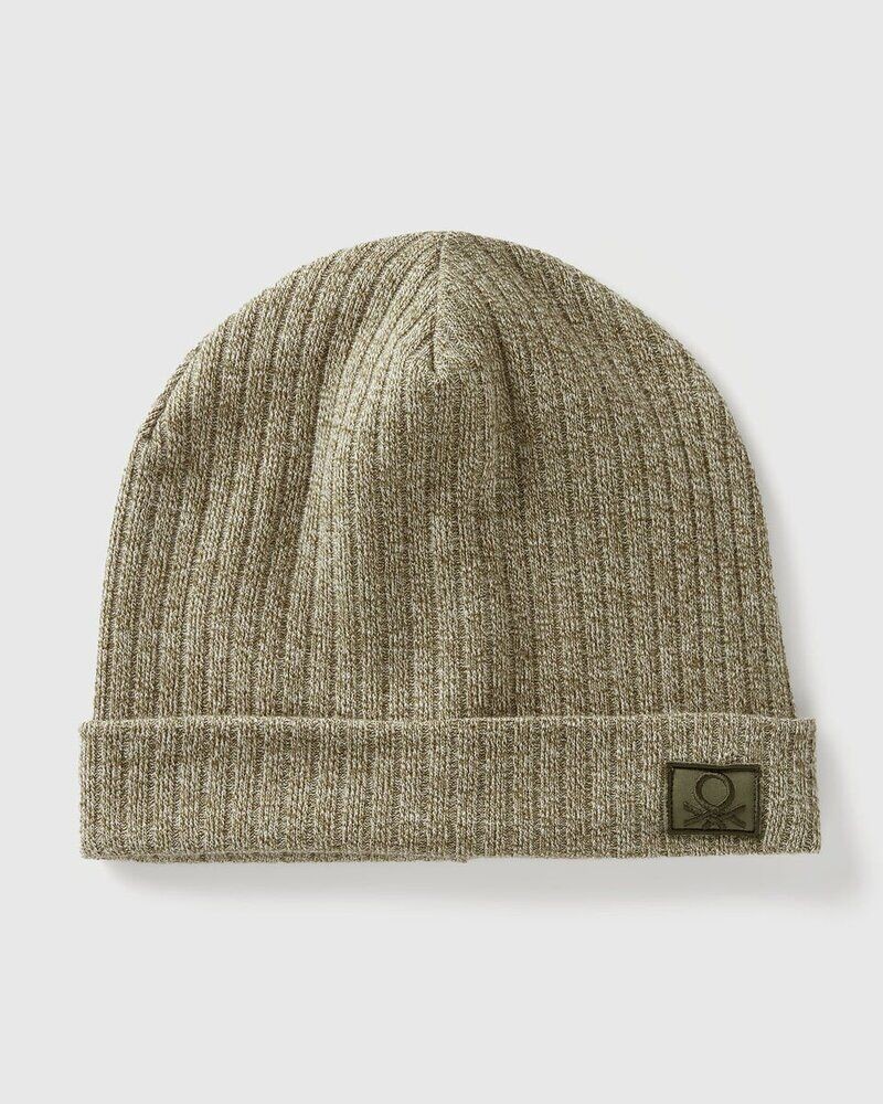 Benetton Dječija kapa 6FEECA027G-075-S, Maslinasta