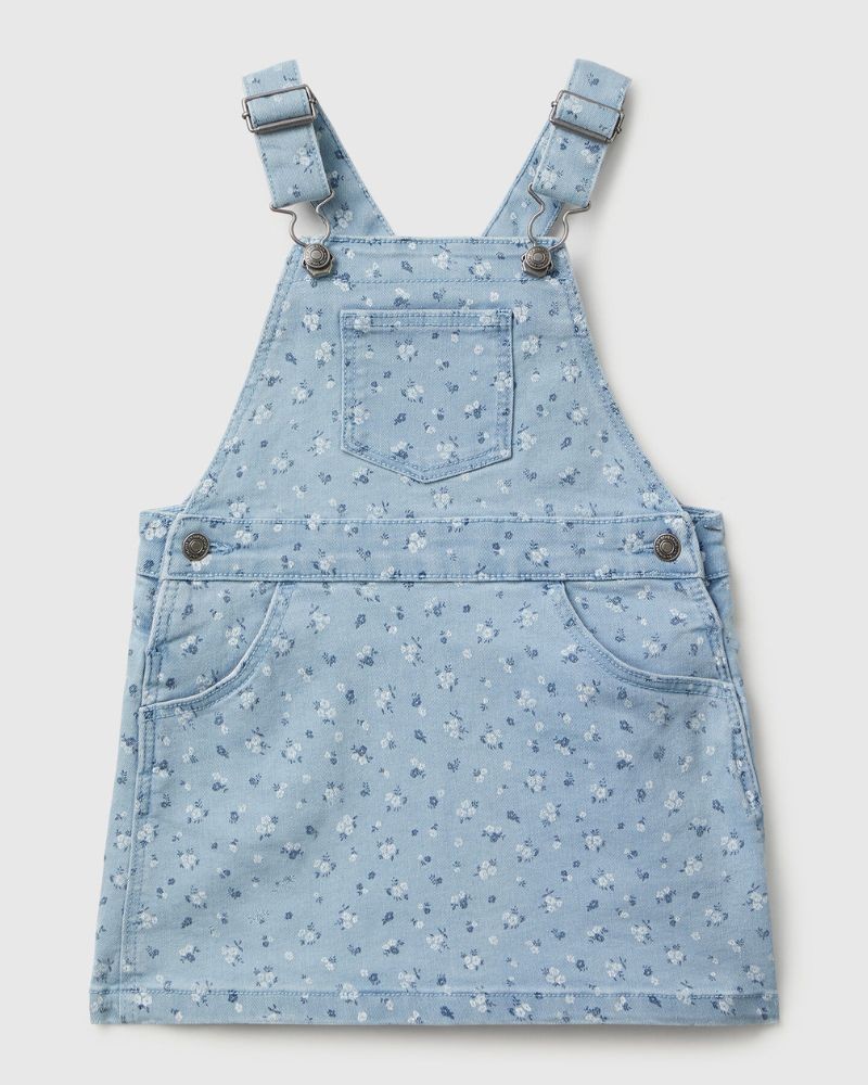 Benetton Suknja sa tregerima za djevojčice 4NZRGT00MP-901-YS, Plave