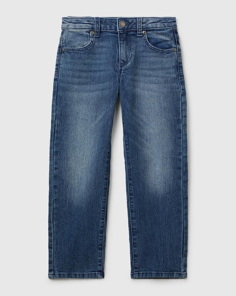 Benetton Pantalone za djevojčice 4PORCE048G-901-S, Plave