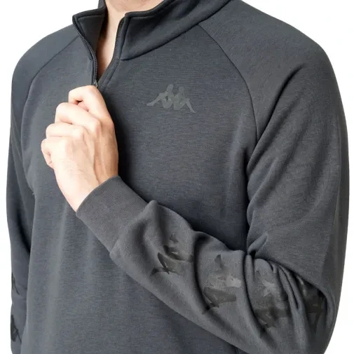 Kappa muška dukserica Gaspacio, tamno siva