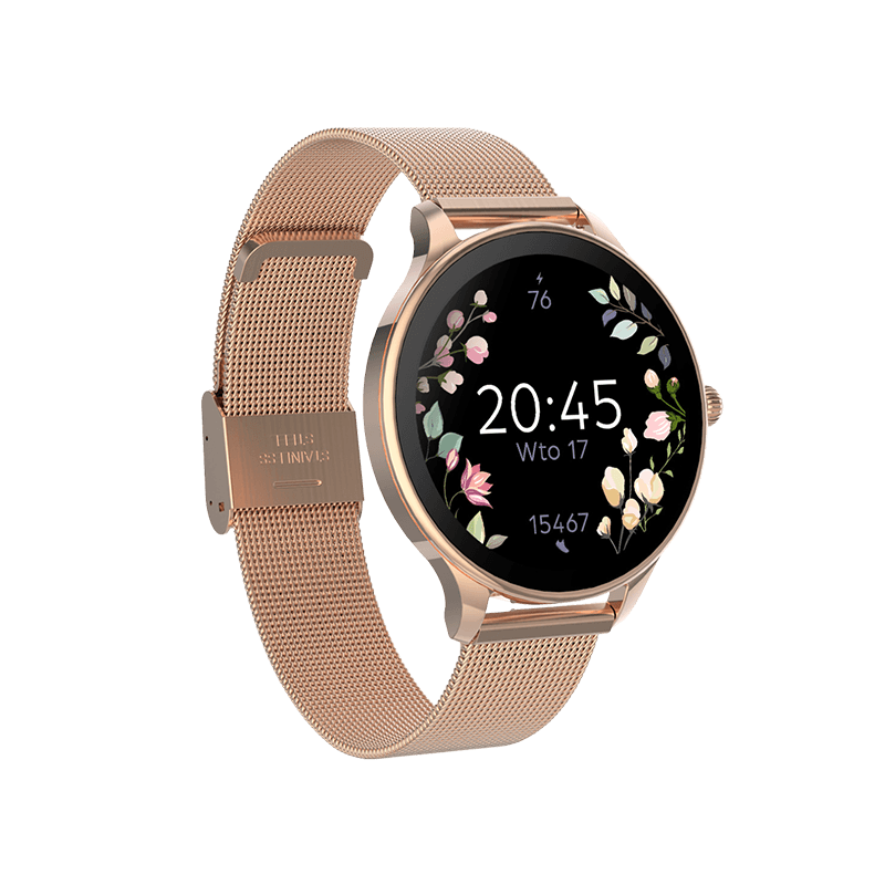 Forever Pametni sat Velora SB-306, AMOLED, Roze-zlatni