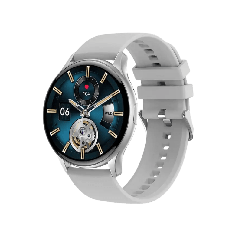 XO Pametni sat J5, Silver, Sa Bluetooth pozivom, Bijeli