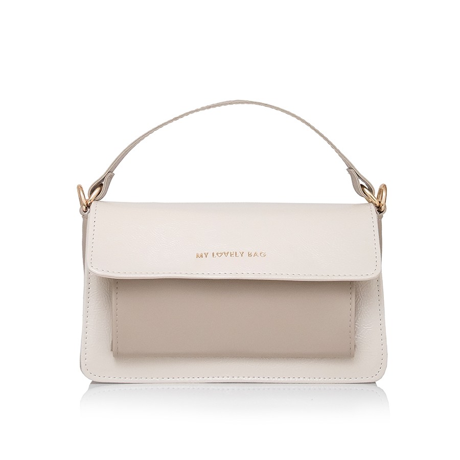 Lovely Bag Destiny - Bež Torba, Zlatni Metal