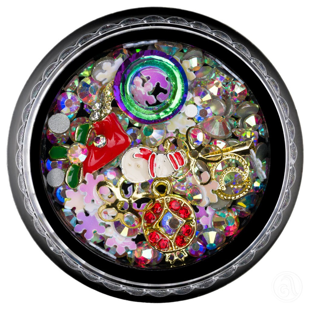 Perfect nails Metalni ukrasi za nokte New Year - ZZ12-1