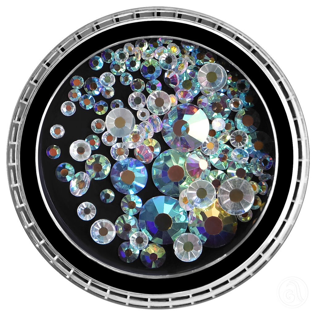 Perfect Nails Ukrasi za nokte CRYSP-04, Set od 175 komada, AB Plava