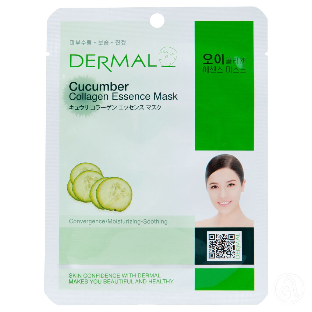 Dermal Sheet maska za lice Collagen Essence Krastavac, 23g