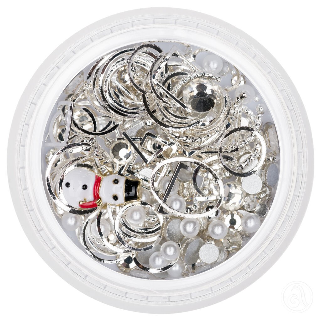 Perfect nails Metalni ukrasi za nokte New Year - ZZ15-6