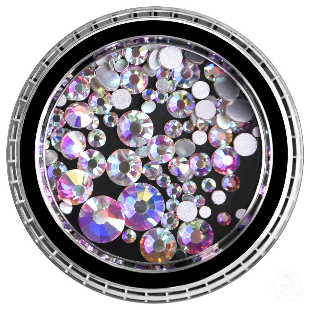 Perfect Nails Ukrasi za nokte CRYSP-05, Set od 175 komada, AB Ljubičasta
