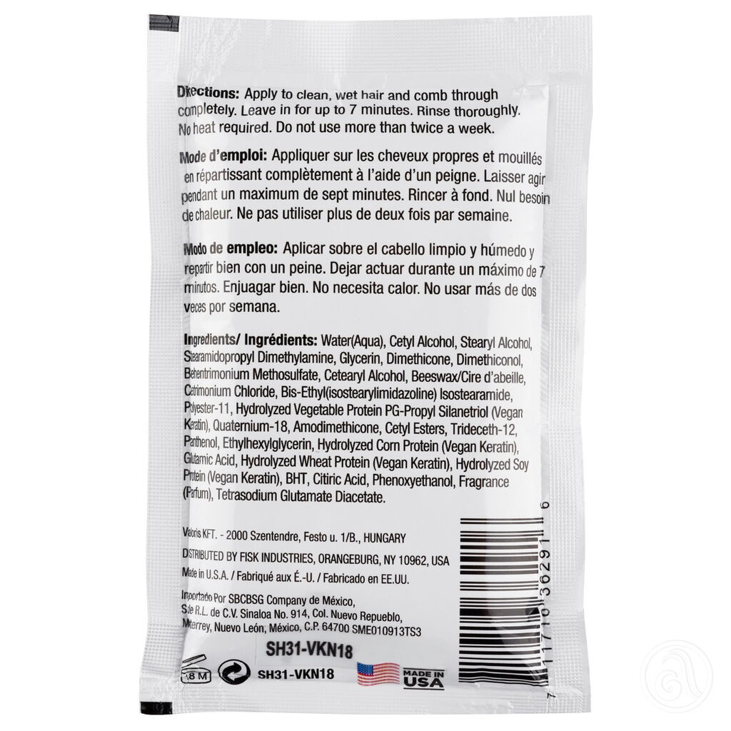 Difeel Maska za kosu Anti-frizz, Vegan Keratin, 50g