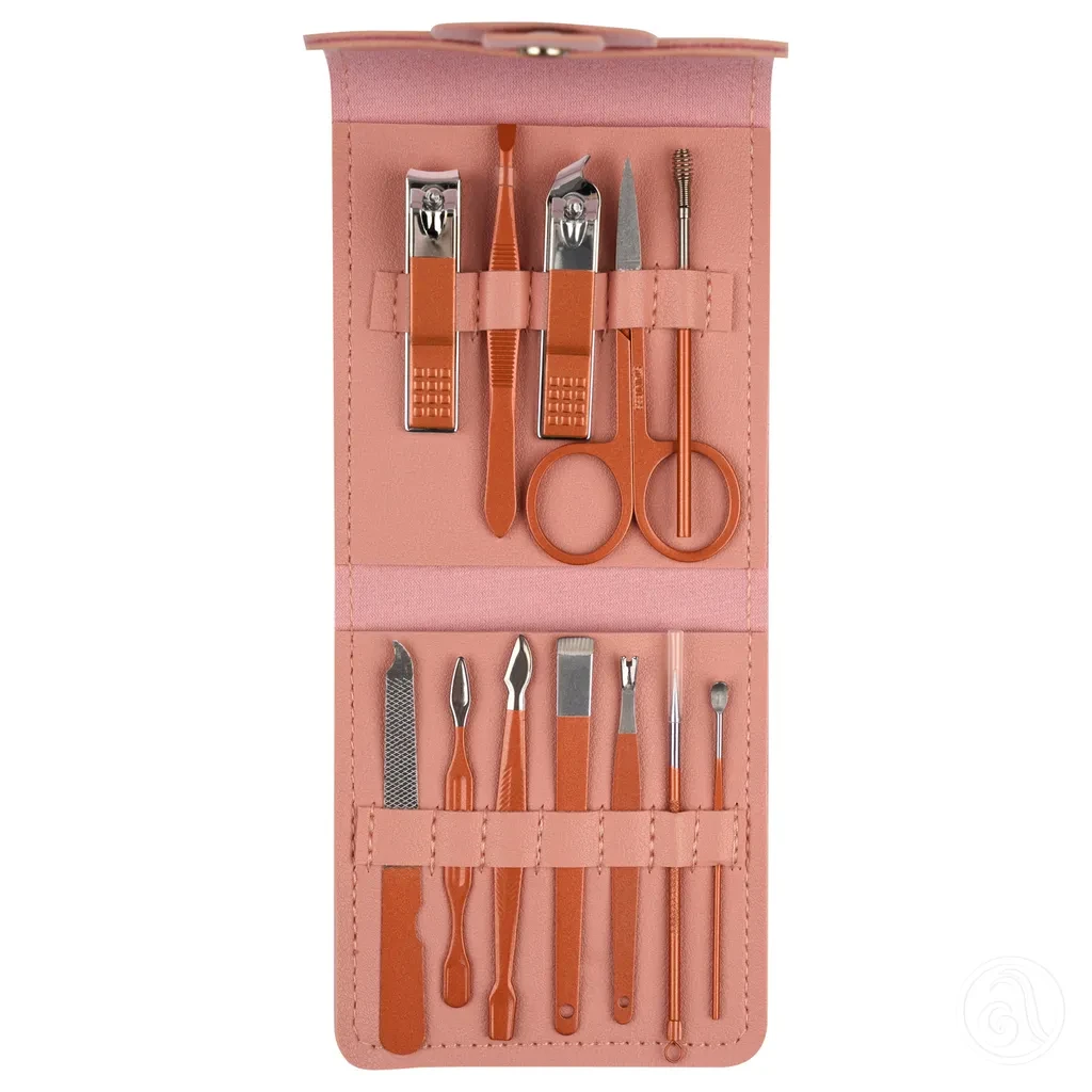 Libre Beauty Manikir putni set Peach, 13 komada