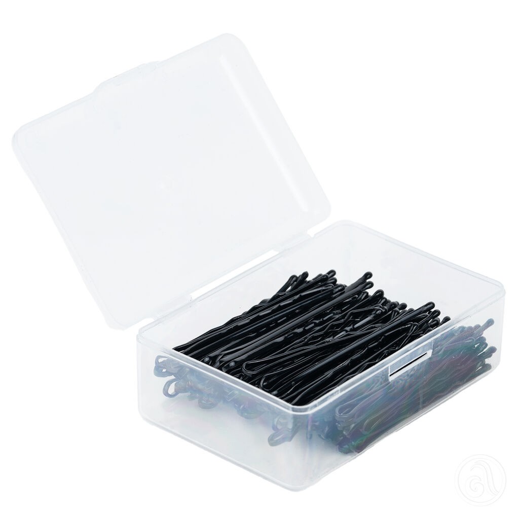 Beauty Design Ukosnice za kosu, Set od 100 komada, Crne
