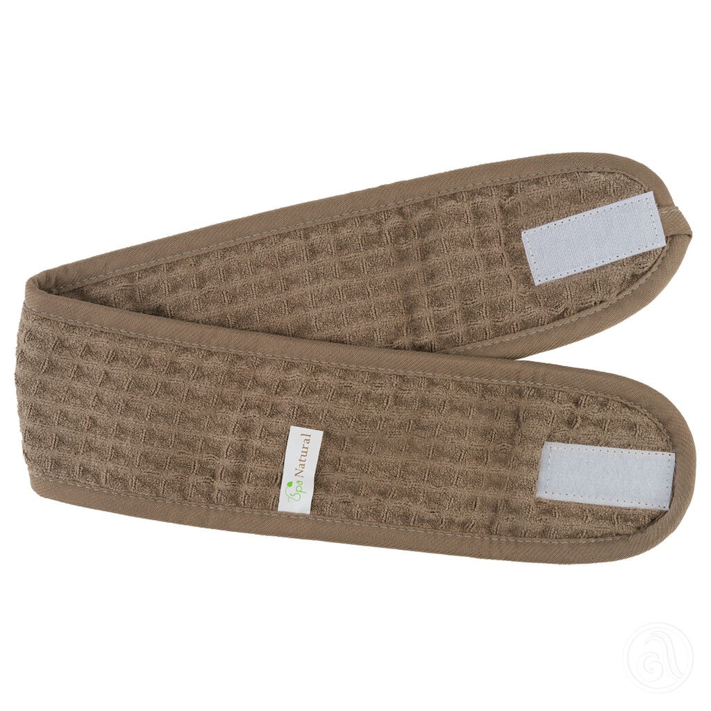 Spa Natural Traka za kosu sa čičkom, Braon